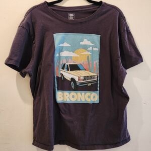 Women's Ford Bronco Truck Cotton Short Sleeved T Shirt Size 2 XL